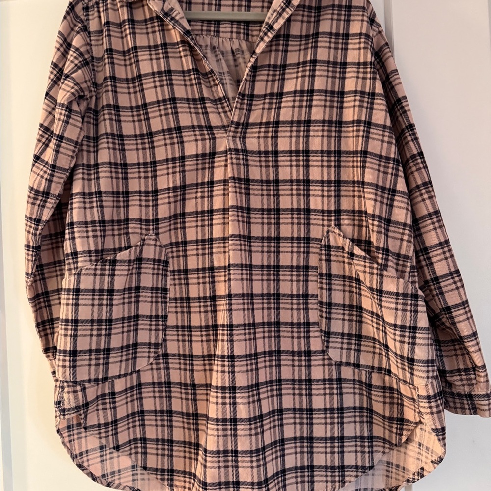 CP Shades Womens Lagenlook Tunic Top Small Pullover Oversized
